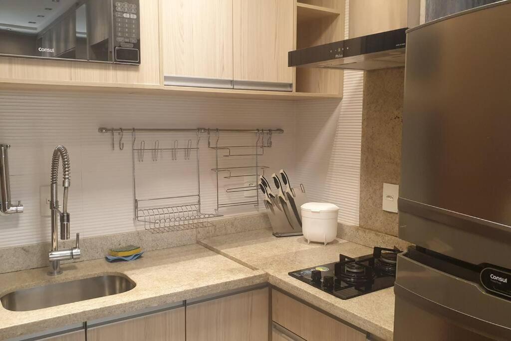 Apartamento com piscina em Águas Claras-DF Brasilia Esterno foto